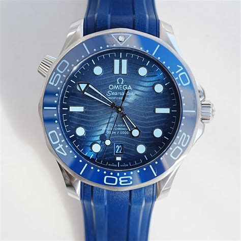 omega seamaster blå|omega seamaster 300 in summer blue.